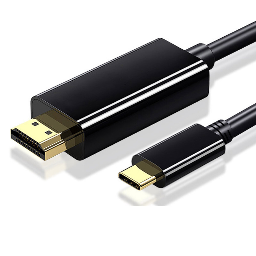 [오늘출발] hdmi USB C 타입 to HDMI 어댑터 케이블 노트북 전화 비디오 코드 변환기 1080P 4K HDTV 모니터 프로젝터