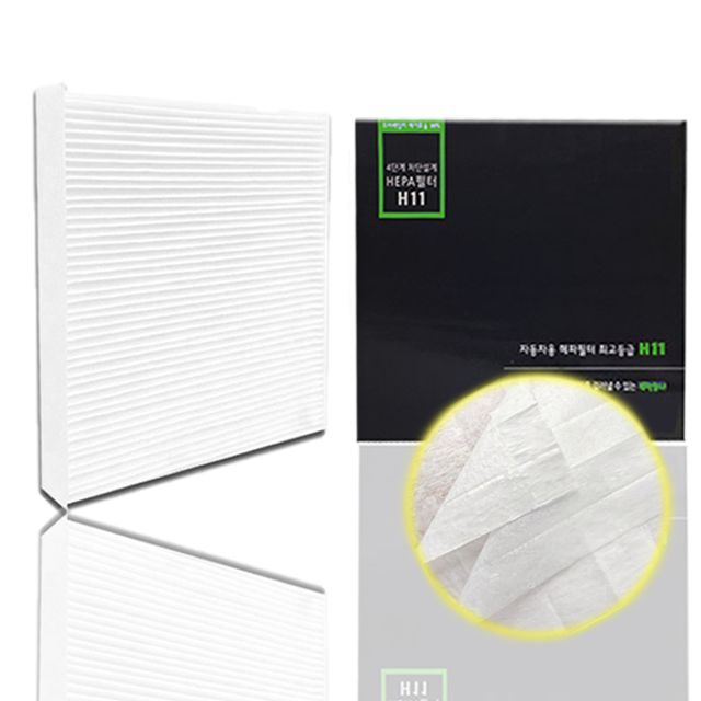 [오늘출발] 국산필터 국내산 헤파H11 초미세 에어컨필터 렉스턴G4 17.04- 히터냄새