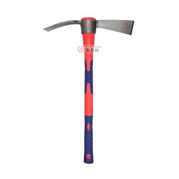 주말농장 등산 약초 괭이 고무/ 조경 곡괭이 set 무배