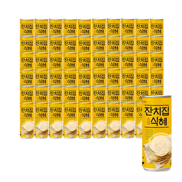 [오늘출발] 롯데칠성 잔치집 식혜 240ml x 60캔 전통음료/ 명절음료/ 식혜