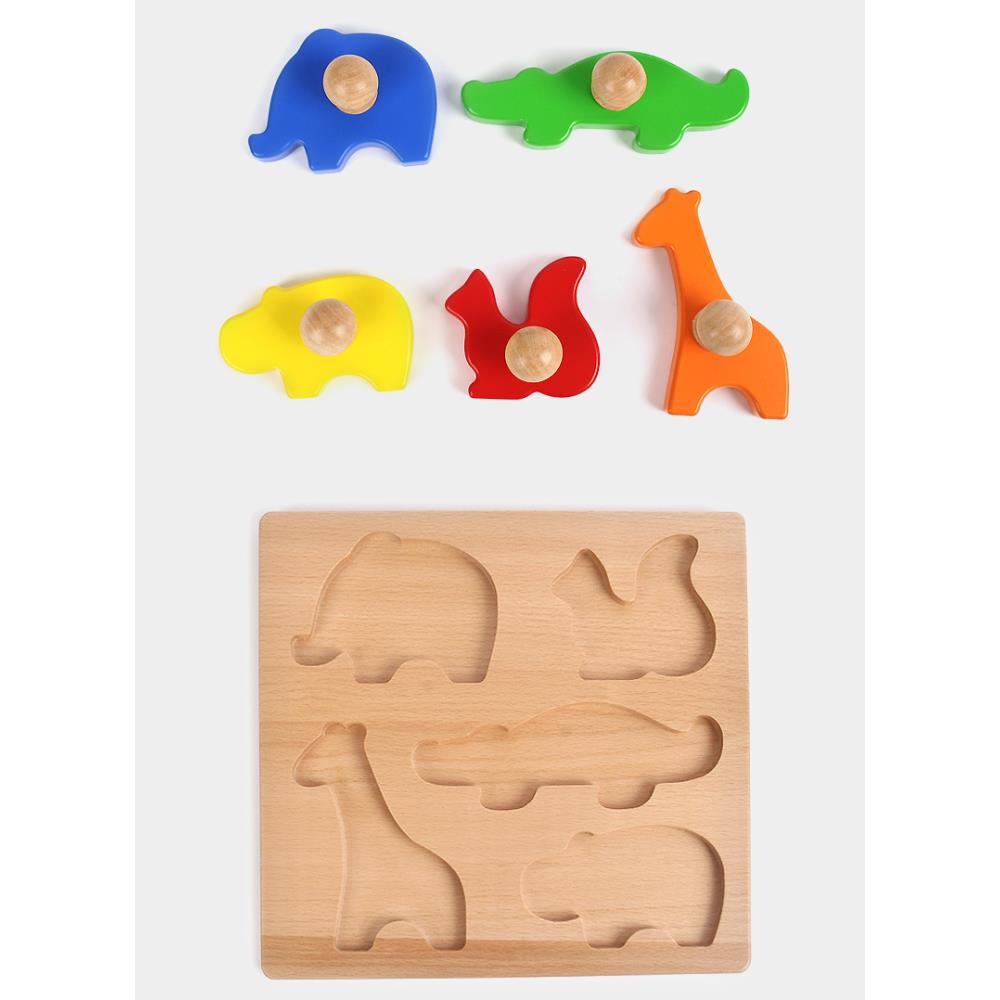 [오늘출발] YEOS1 보육원 교육원 영유아 동물친구들 손잡이 퍼즐 교구 지능지수 집중력향상 선물