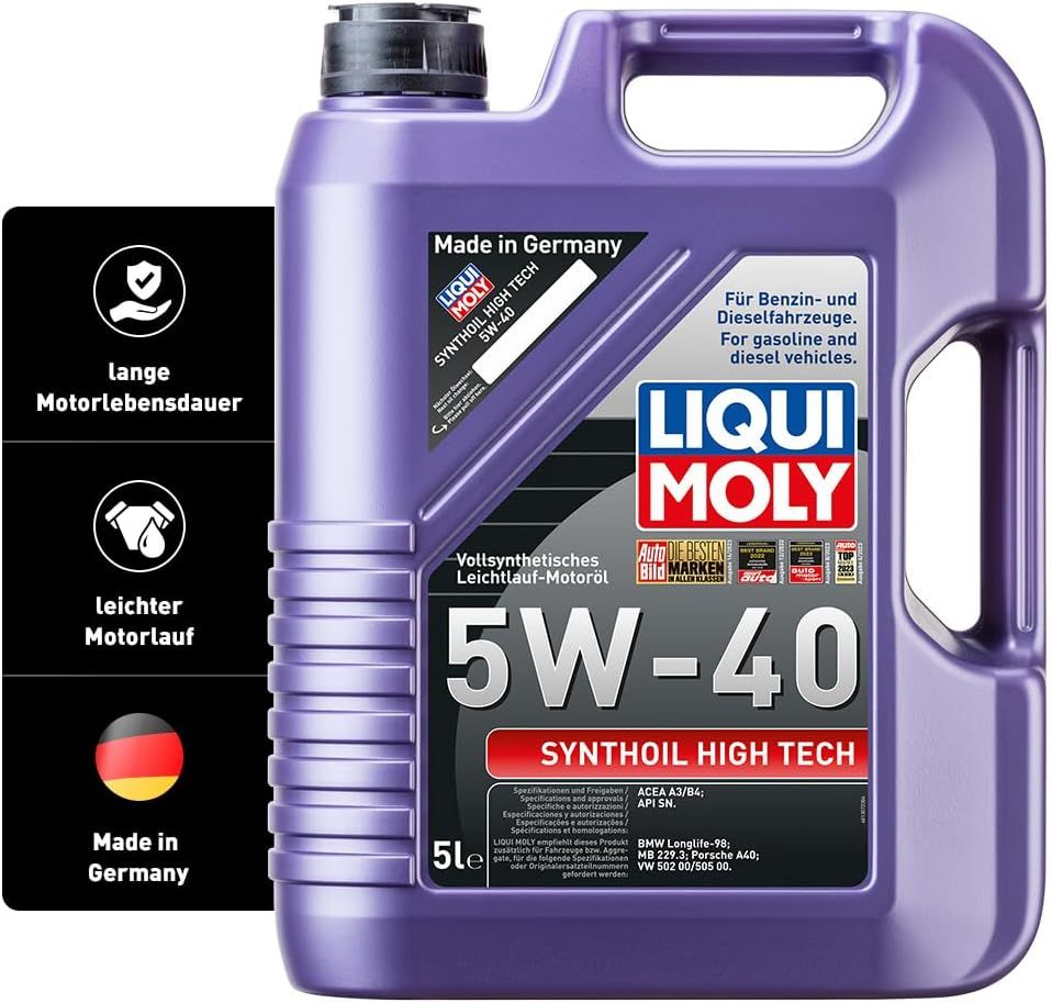 독일 리퀴몰리 합성오일 하이테크 엔진오일 5W-40 5L