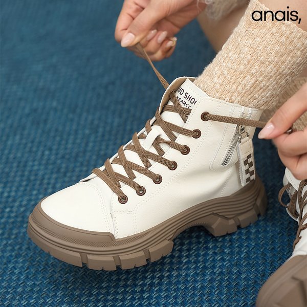 아나이스 아나이스 스핀 하이탑 스니커즈 4cm_24FW350 무료배송