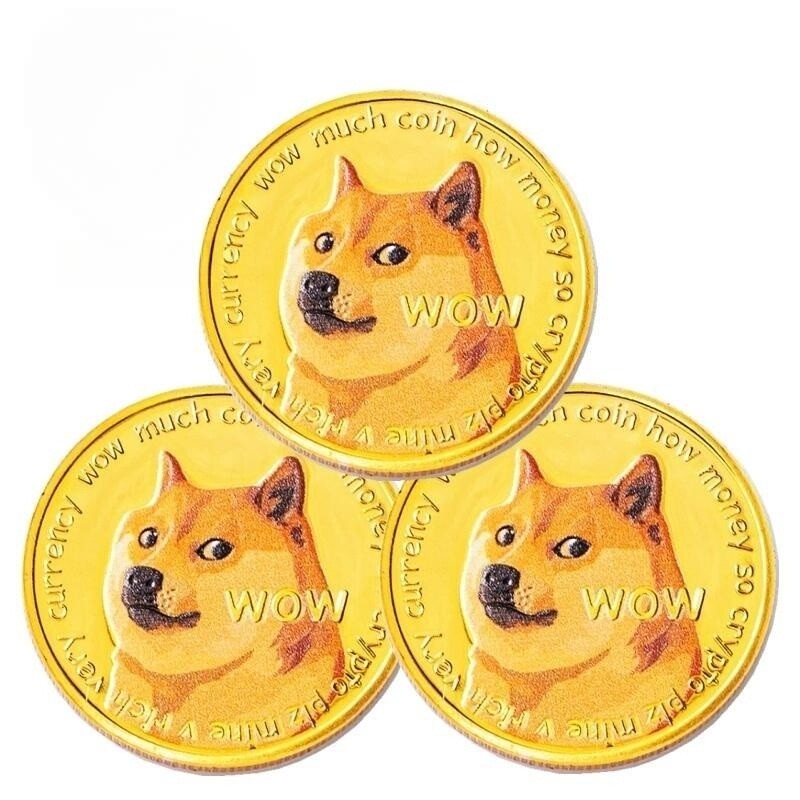 블록체인 암호화폐 밈코인 알트코인 행운의 도지코인 일론머스크 가상화폐 수집-도지코인(DOGE) 3개