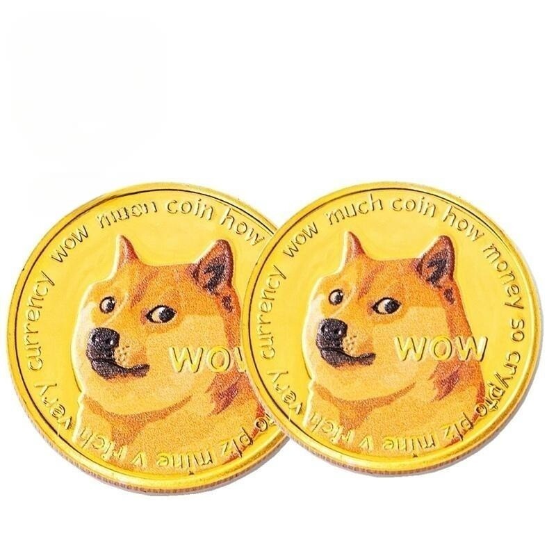 블록체인 암호화폐 밈코인 알트코인 행운의 도지코인 일론머스크 가상화폐 수집-도지코인(DOGE) 2개