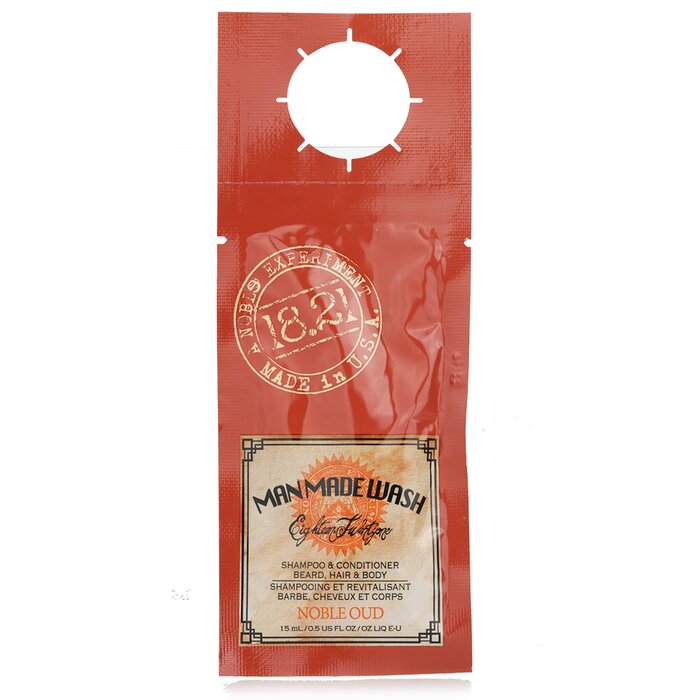 에잇틴 투애니원 맨 메이드 맨메이드 워시 샴푸 컨디셔너  바디 워시 -  노블 우드 15ml/0.5oz