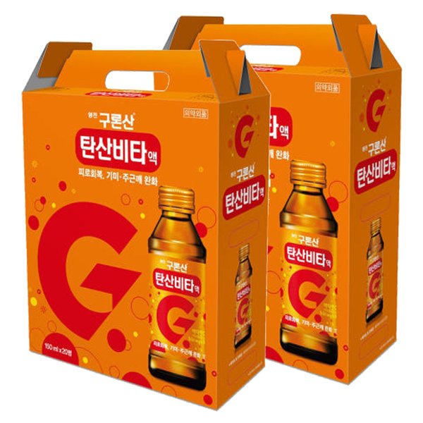 구론산 스파클링 영진 구론산 탄산비타 150ml x 40병