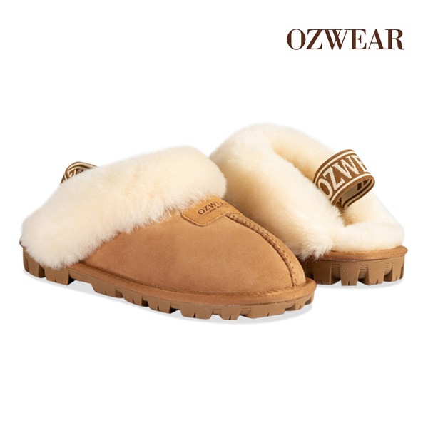 오즈 국내배송호주  털슬리퍼 코케트 체스트넛 OZ114EB-CHE