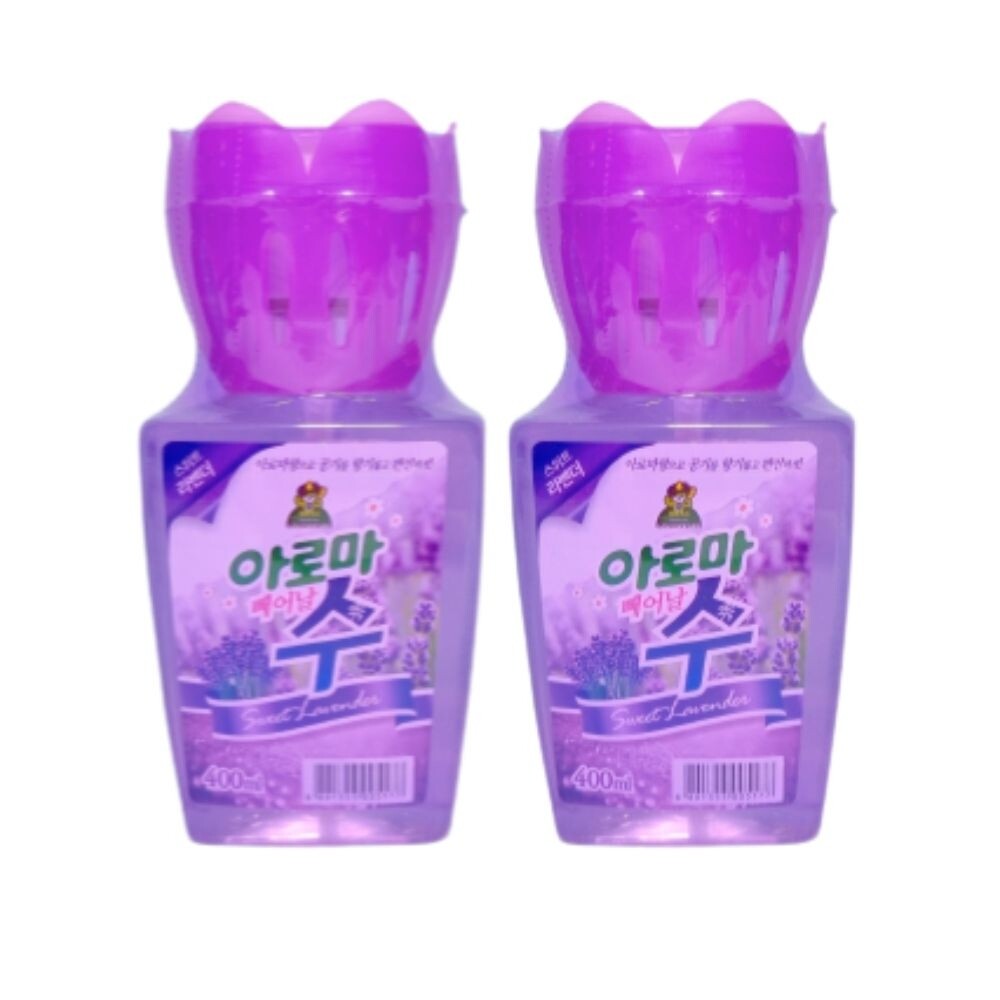 (라벤더1+1) 아로마수 방향 탈취제 실내방향제 라벤더 1+1/방향제/섬유/탈취제/습기제/거제/실내/옷장/방충