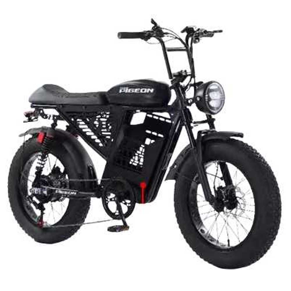 자토바이 pas 전동 전기 자전거 연예인 레트로 팻바이크