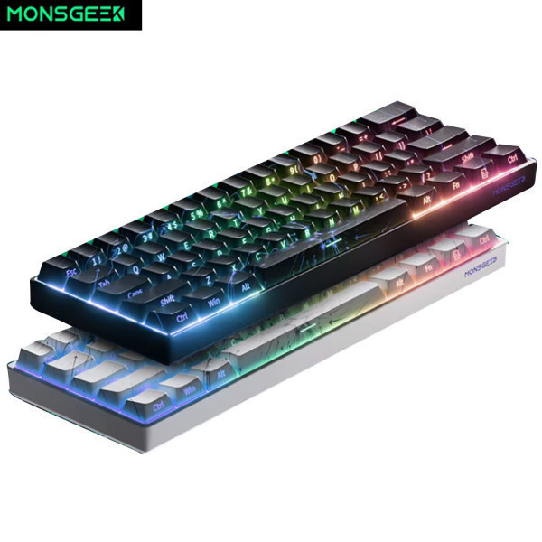 MONSGEEK FUN60 Ultra TMR CNC알루미늄 게이밍 기계식 키보드 무선 듀얼8K RGB버전 4000mAh 현광마그네틱축