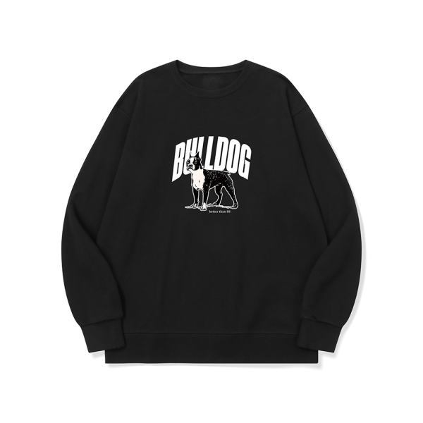 베러댄88  btm44 불독 하면 맨션이지 그래픽 로고 맨투맨