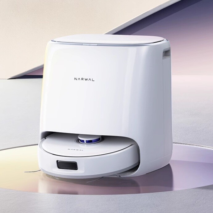 나르왈 프레오 Narwal Freo 로봇청소기 올인원 자동 세척 건조 물탱크 직배수 YJCC023-R10 직배수/화이트