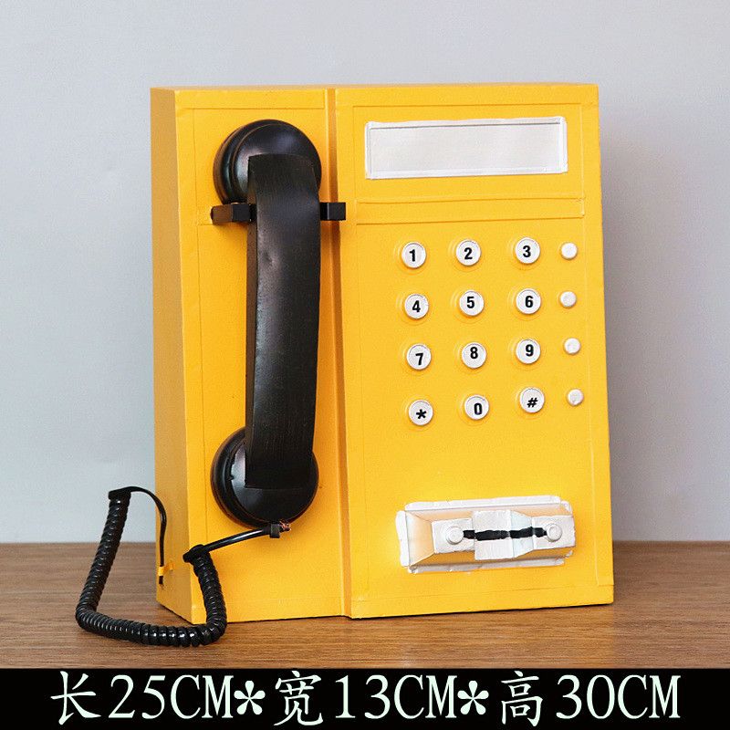 레트로 돌리는 전화기 빈티지 옛날 인테리어 소품 16. P