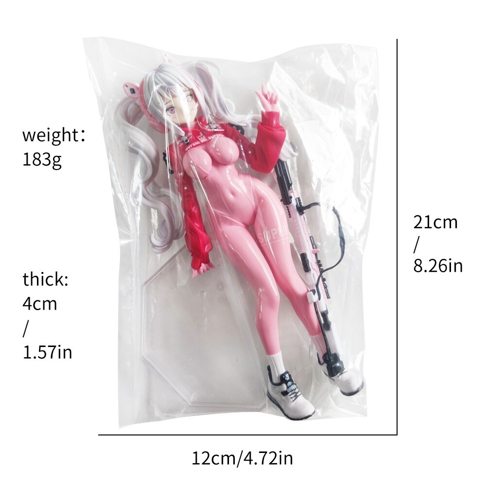 NIKKE 승리 여신 앨리스 니키 더블 포니 테일 피규어 22cm-1개