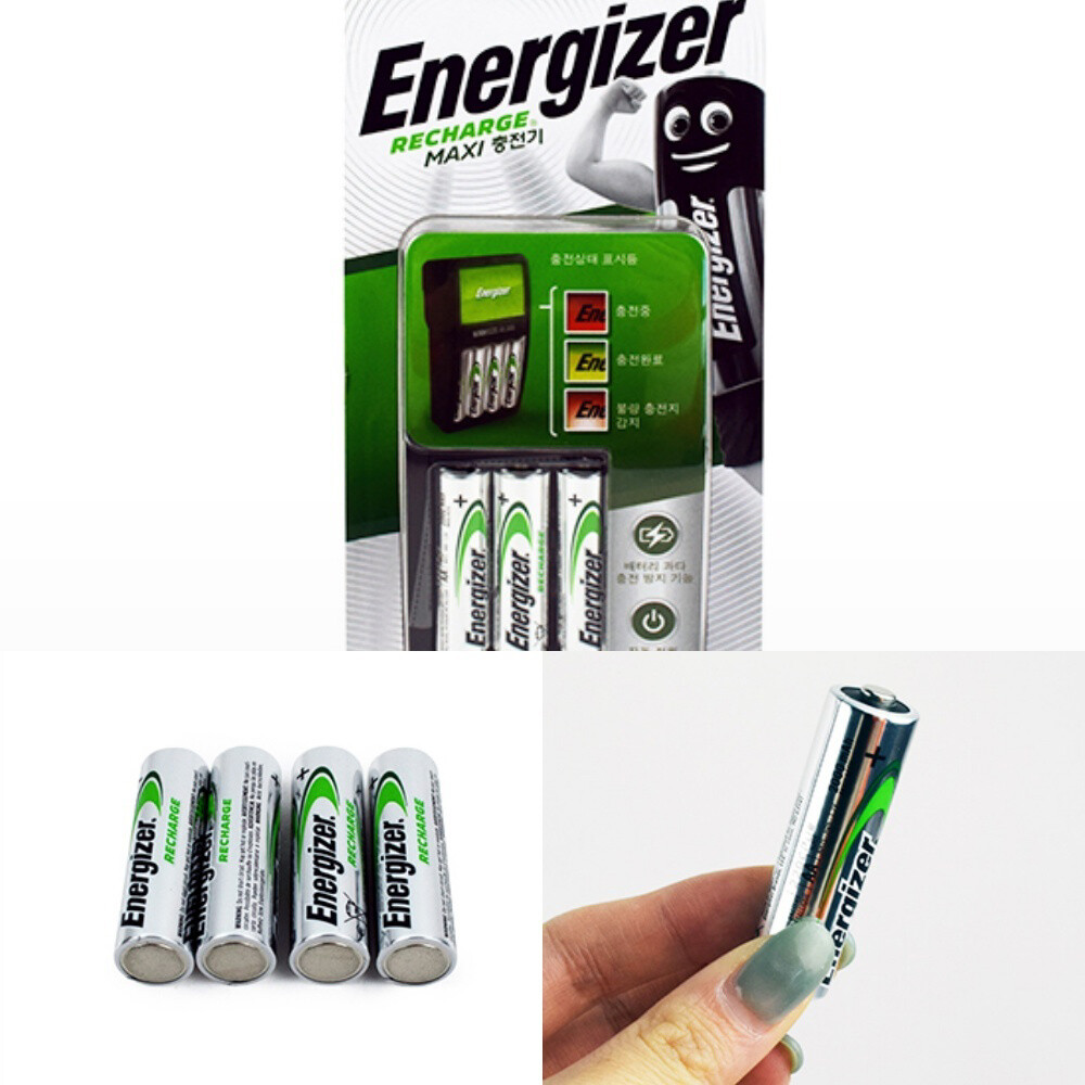 에너자이저 밸류충전기 건전지AA 충전밧데리 AA건전지충전기