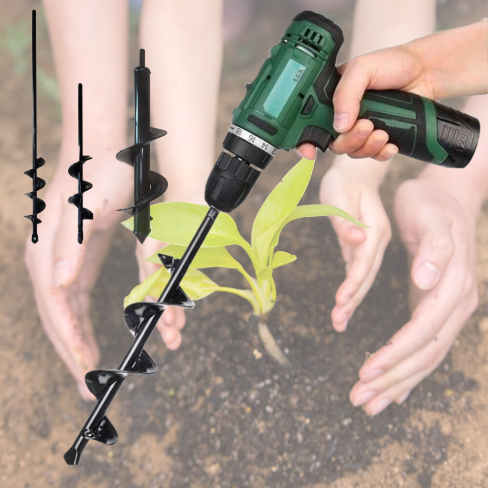 [오늘출발] (배송비 무료) 원예드릴비트 땅파기 3종/땅파기전동드릴비트/파종구멍내기/