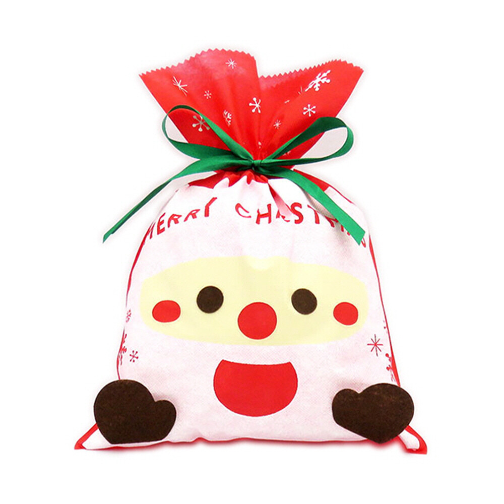 [오늘출발] (배송비 무료) 크리스마스 선물포장 부직포 주머니 산타 선물주머니/크리스
