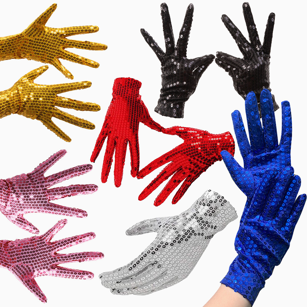 [오늘출발] (배송비 무료) 파티스팡클장갑/장갑반짝이장갑/컬러장갑/행사장갑/댄스장갑/