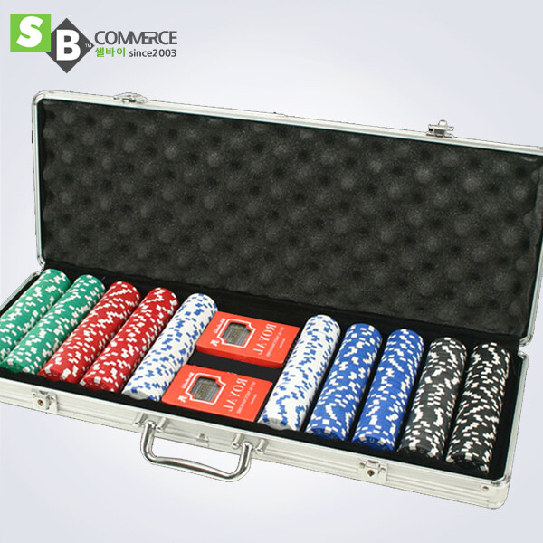 [오늘출발]알루미늄케이스 카지노칩 포커칩 500P 풀세트 홀덤칩