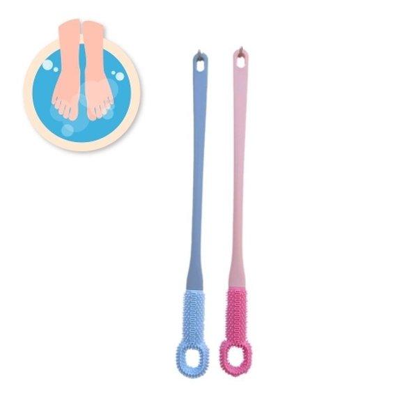 멀티 실리콘 발가락 세척 발 브러쉬 세족 마사지 솔 (WF806DB)