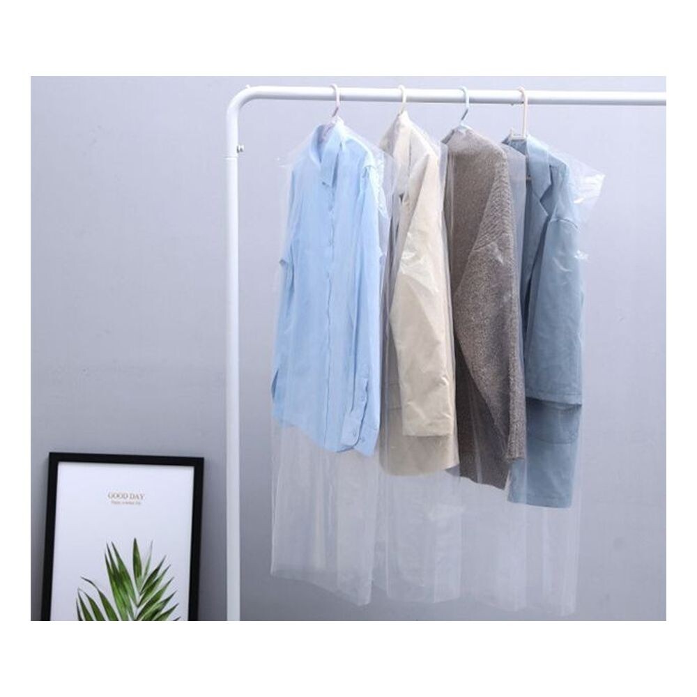 (약100매 60x90cm) 세탁소 비닐 옷커버 의류 방진 커버/세트/옷/옷장/보관/용/먼지/덮개/가리개/세탁소