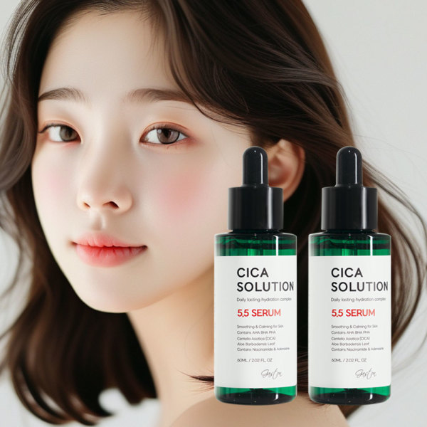 [오늘출발]1+1 게스통 시카솔루션 5.5 지성피부용 세럼60mlx2개
