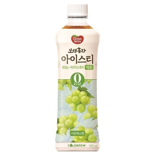 [동원에프앤비]동원 동원 동원 보성홍차 아이스티 제로 샤인머스캣 500ml x 24페트