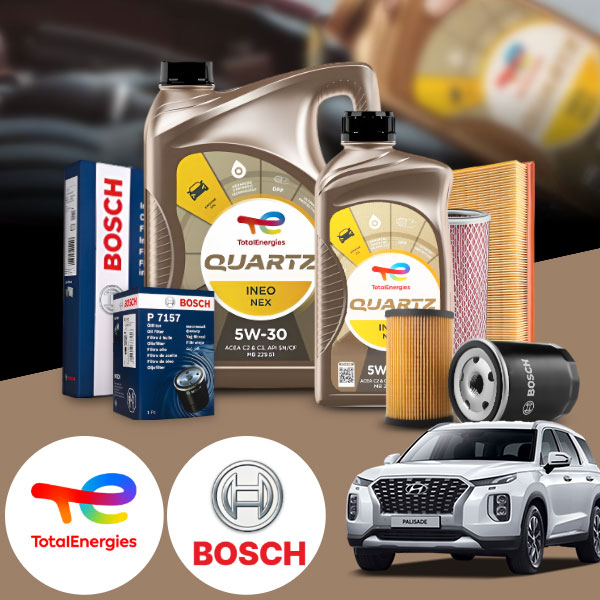 [오늘출발] 팰리세이드 3.8 가솔린 토탈 쿼츠 이네오 넥스 5W30 엔진오일필터세트 7리터