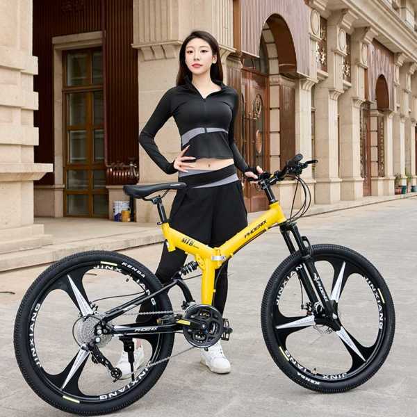 접이식자전거 오프로드 여성 패션 자전거 가변 속도 2만원 상당 사은품 무료 증정(자전거 용품팩)