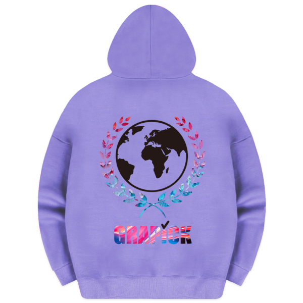 그라픽(남성) 그라픽그라픽 리프월드 기모 후드티 오버핏 빅사이즈 남녀공용