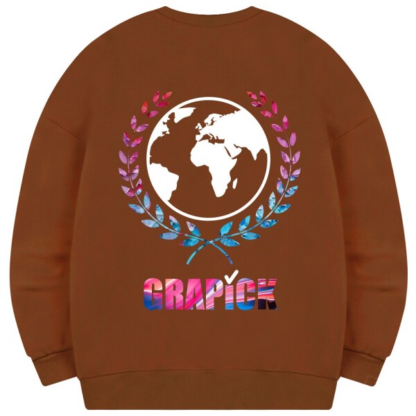 그라픽(남성) 그라픽당일발송/BEST 추천 그라픽 리프월드 오버핏 맨투맨 티셔츠