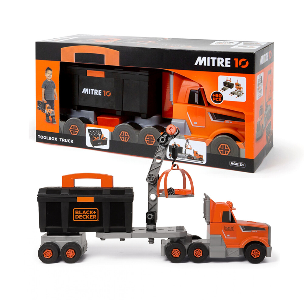 심바 블랙엔데커 DIY 공구트럭 자동차 장난감 조립 완구 놀이