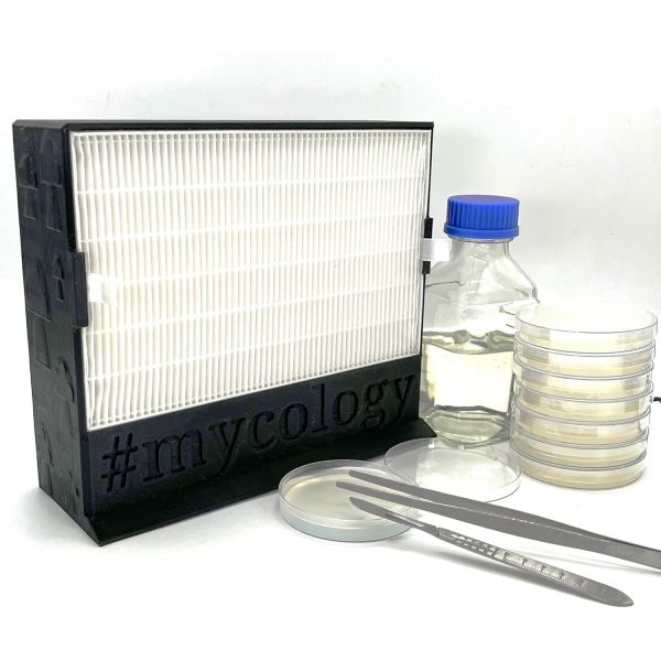 멸균 이송용 마이콜로지 미니 층류 후드 FFU - 재활용 플라스틱으로 3D 프린팅 독특한 디자인 중 하나