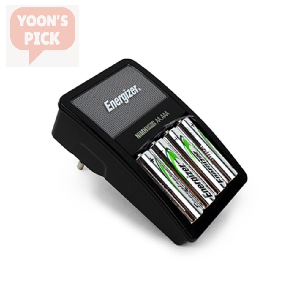 [에너자이저홀딩스][오늘출발] 에너자이저 윤스추천픽 에너자이저 밸류충전기 충전건전지 에너자이저충전지 에너자이저충전건전지 AA배터리충전기