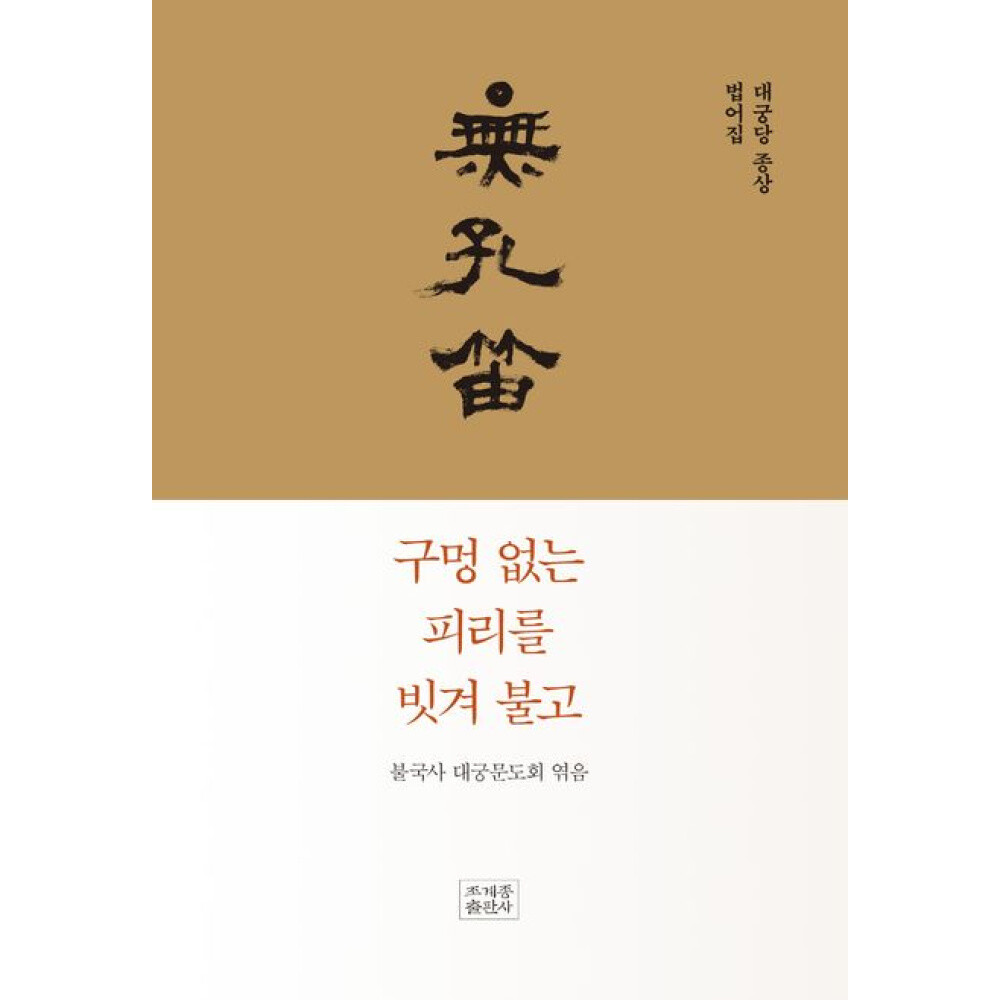 구멍 없는 피리를 빗겨 불고 (대궁당 종상) / 조계종출판사