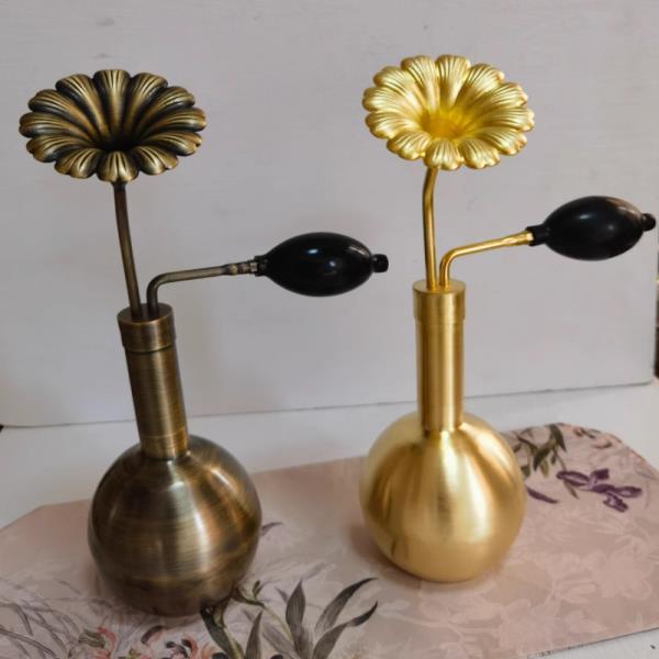 [오늘출발] 과학교구용품 구리 향수 병 스파 구리 깔때기 향수 장치 황동 향수 기구 양주 에센셜 오일 향수