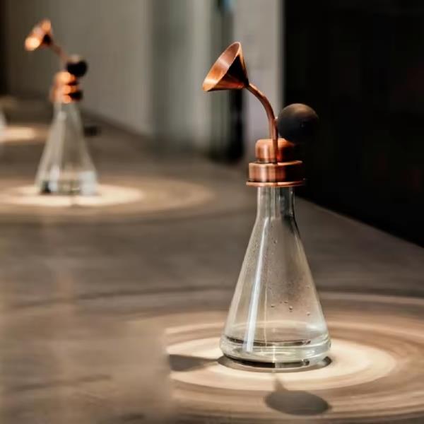 [오늘출발]과학교구용품 유리 향수 병 스파 깔때기 장치 황동 기구 양주 에센셜 오일 향수 커피