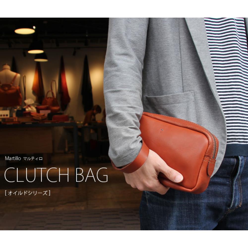 Martillo 마르티로 세컨드 가방 손잡이 japlish 클러치 가죽 도치기 일본제 전 4 색 남성 여성 브라운 네이