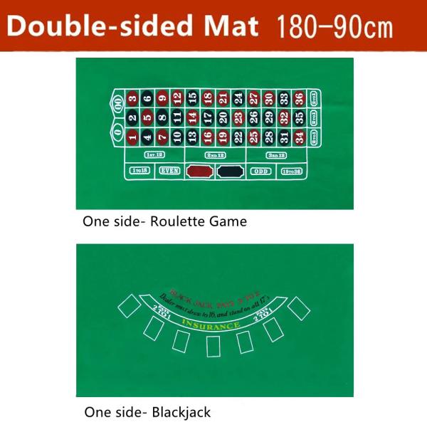 텍사스 홀드 엠 포커 바카라 블랙잭 주사위 게임 테이블 매트 디자인 절묘한 부직포 엔터테인먼트 액세서