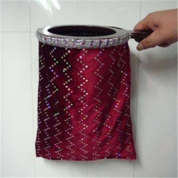 [해외] 반복 지퍼 변경 가방 판타지 (나무 손잡이) 중간 크기 마술 액세서리 무대 특수 효과