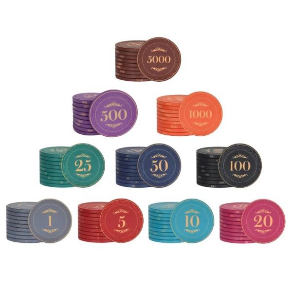 [해외] 텍사스 푸크 바카라 포커 세라믹 게임 액세서리 39mm 동전 휴일 선물 파티 엔터테인먼트 세트당 10 개