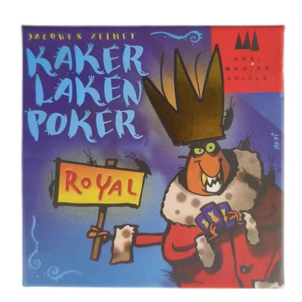KAKER LAKEN POKER: 로얄 영어 에디션 독일 바퀴벌레 치팅 나방 시리즈 성인 어린이 크리스마스 선물