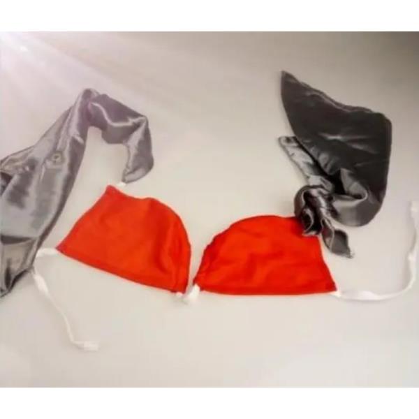 [해외] 배플링 브라 실크 스카프 속옷 브래지어 마술 트릭 무대 소품 액세서리 쉬운 기믹 코미디