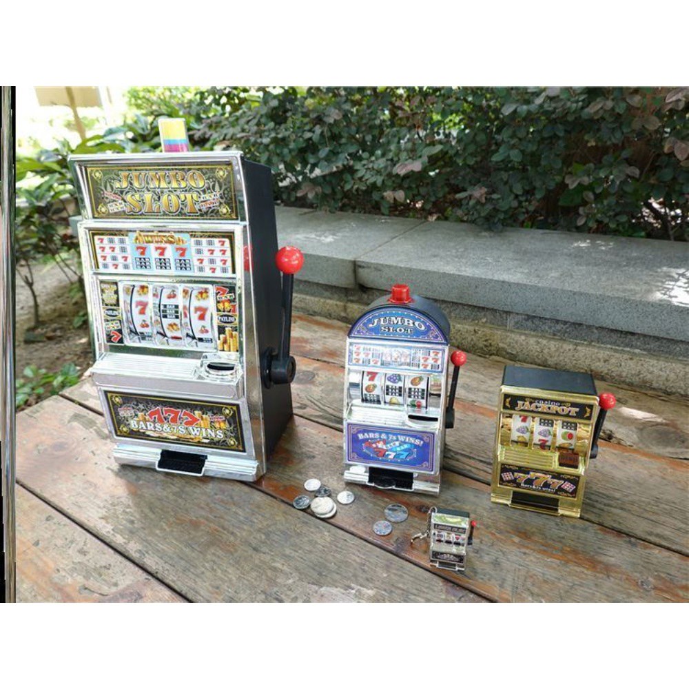 [오늘출발] 저금통 게임 미니게임 실버 대형 U11 슬롯머신 복고 744 장식품 라스베가스