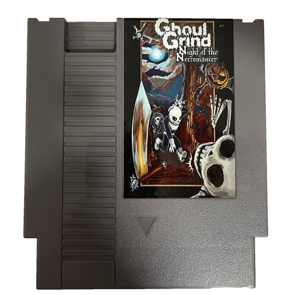 [해외] NES 콘솔용 비디오 게임 카트 Ghoul Grind Night of the Necromancer - Maker 카트리지 8 비트