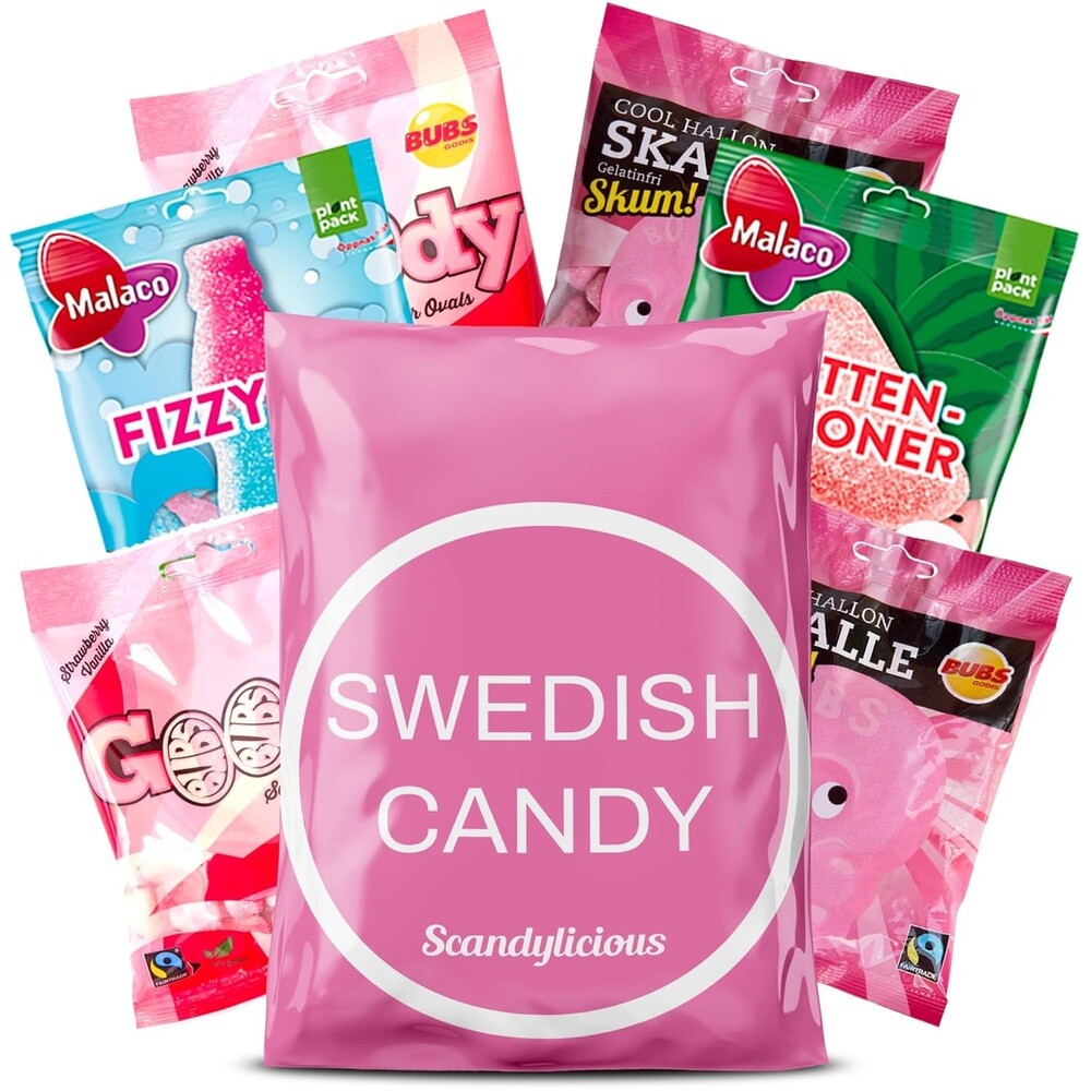 스웨덴 스웨디시 젤리 믹스 구미 6팩