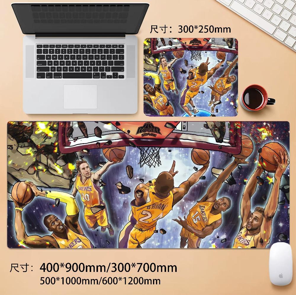키보드 마우스 장패드 NBA 책상 게이밍 키보드장패드 마우스패드 2 3mm 400x900mm