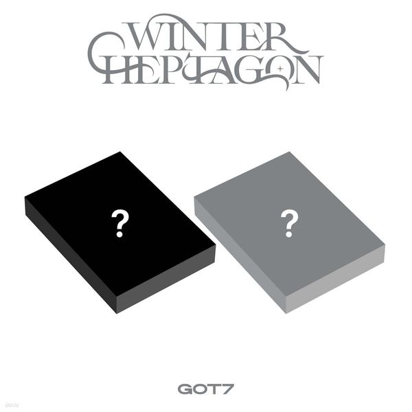 특전 공식 포토카드2종 추가 증정 갓세븐 미니앨범 2종 세트 WINTER HEPTAGON