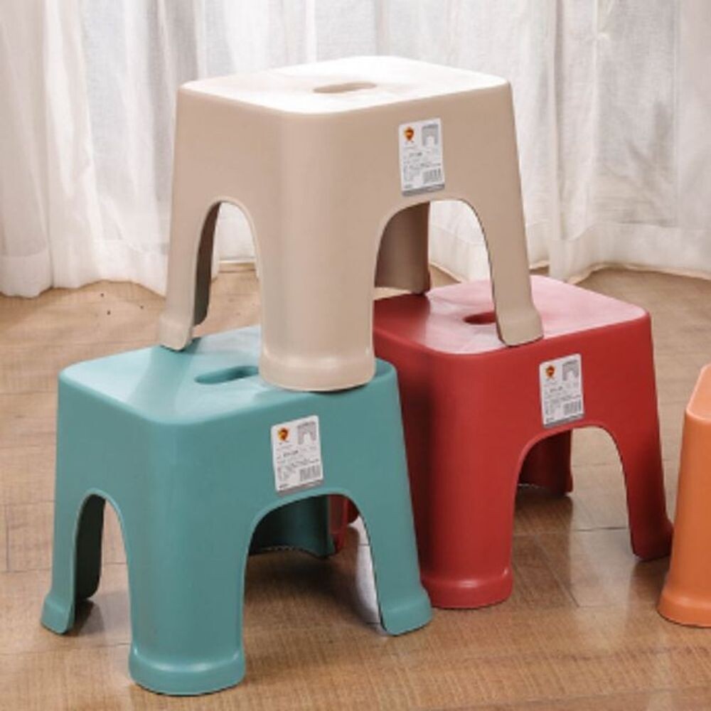 미끄럼방지 플라스틱 의자 대형 (랜덤색상)/욕실/화장실/받침대/스툴/발판/목욕/간이/보조/앉은뱅이/목욕탕